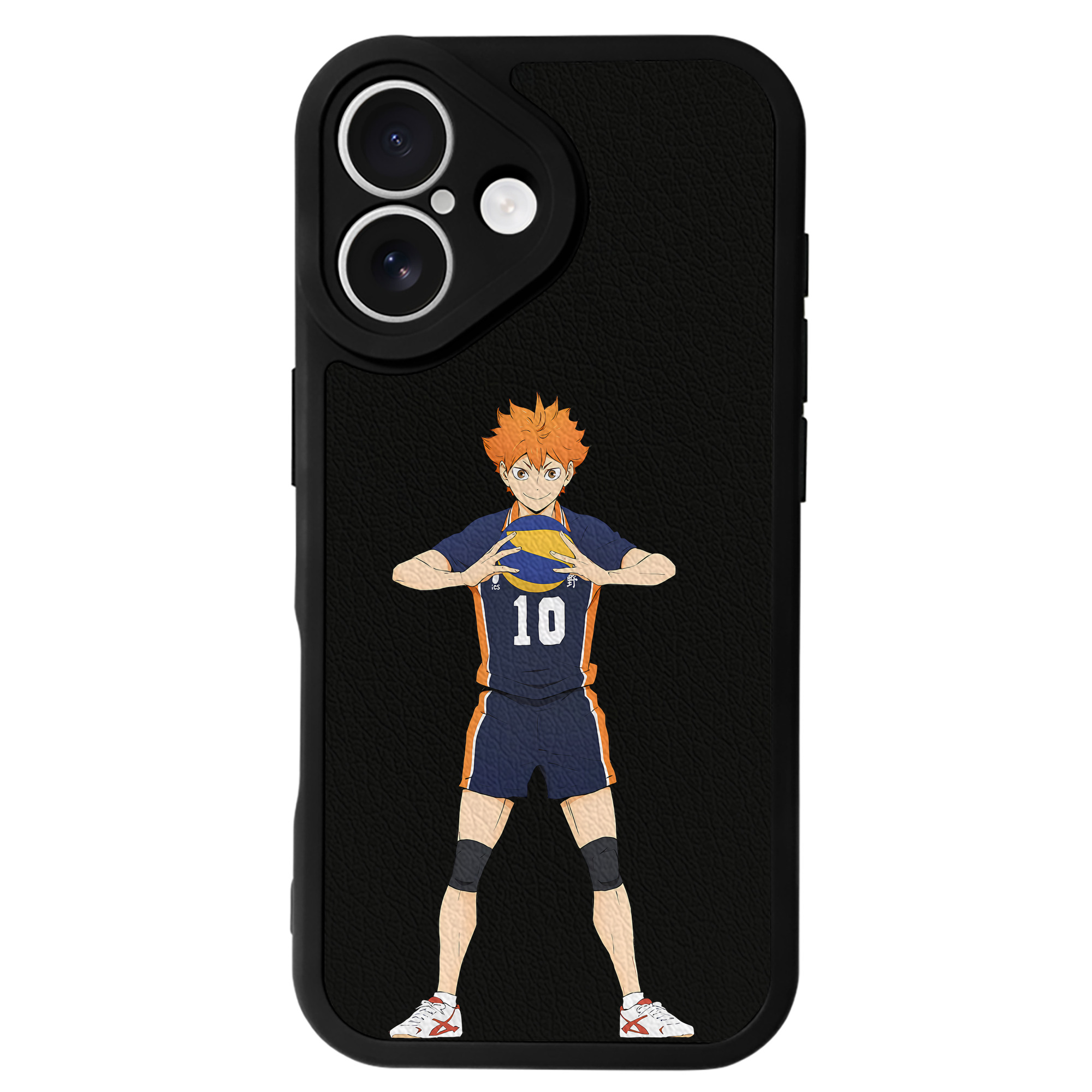 （画像用） ハイキュー!! Haikyu!! 【iPhone 16シリーズ対応】シリコンスマホケース（レザー調） 材質：シリコン